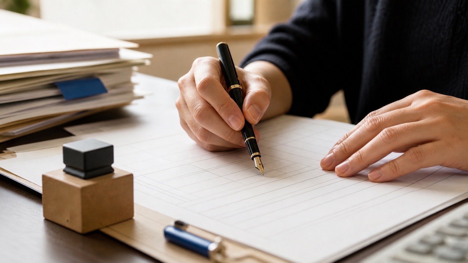 数字がきれいに揃い、経理担当が確認だけで済む様子